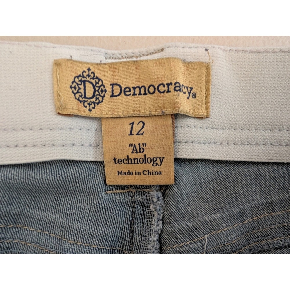 Democracy Ab!solution Women's Size 12 Skinny Jeans Blue Medium Wash Stretch - Picture 11 of 12